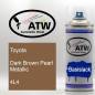 Preview: Toyota, Dark Brown Pearl Metallic, 4L4: 400ml Sprühdose, von ATW Autoteile West.